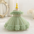 Fashionexportnew arrivalgirl princess dress stage performance baby girl birthday puff cake skirt kids dress