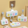 Colorful socket converter multi-function plug conversion for home with usb one to three multi-hole plug-in board
