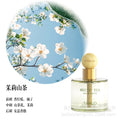 Wholesale car aromatherapy round wood cover long-lasting fragrance car perfume odor eliminator unisex car air freshener light fragrance