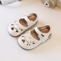 Custom girls' non-slip sandals - kids' fashion bowknot cartoon pearl princess sandals for baby girls