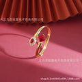 Middle eastern women's sparkling clear elegant round zircon bangle couple engagement wedding jewelry fashion accessories