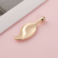 Factory direct leaf-shaped massage facial roller - metal scraping board for face, eye, and neck lifting - wholesale