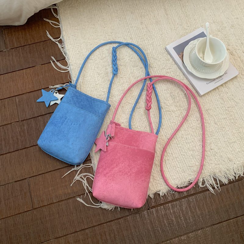 2026 spring/summer new arrival: minimalist & versatile crossbody bag - women's ins style star charm phone bag & coin purse