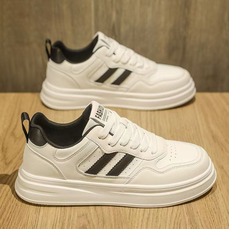 Men's shoes 2025 new winter breathable versatile casual skate shoes trendy athletic shoes high-end white sneakers student shoes