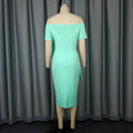fashion off-shoulder sexy party dress stereo pleated rufflesilmelegance hip skirt dress