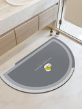 Distribute diatom mud absorbent mat bathroom floor mat toilet bathroom door step foot bath non-slipfor home