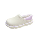 Waterproof cotton slippers for women, suitable for wearing outdoors in autumn and winter. thick-soled, closed-back cotton slippers, indoor/outdoor fuzzy slippers, non-slip postpartum shoes
