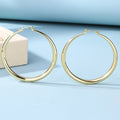 European and american cross-border e-commerce exaggerated jewelry fashion alloy circle earrings niche geometric gold stud earrings women's earrings
