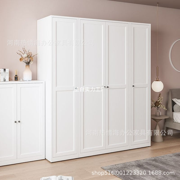 Steel wardrobe formaldehyde-free household bedroom small apartment large wardrobe metal iron storage cabinet