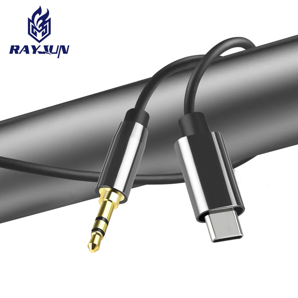 Wholesale Automotive AUX Conversion Cable Headphone Interface Car Audio Box Adapter Type-c to 3.5mm Audio Cable
