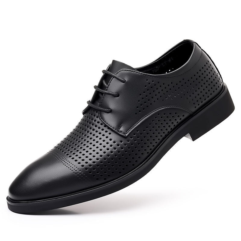 【military-grade leather shoes - premium quality】100% full grain cowhide leather, clearance sale! soft sole leather shoes for men, perfect for casual and business wear