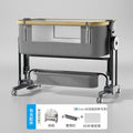 Aluminum alloy wood grain - light grey - style d [4d air fiber washable mattress]