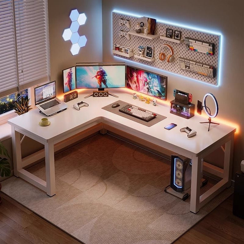 Corner computer desk desktop gaming desk l-shaped desk bedroom home study table minimalist office desk workstation