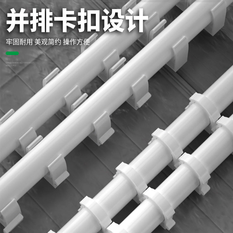Ppr water pipe fixed buckle pipe clamp 4 points 6 points 1 inch pipe clamp u-shaped pipe clamp with foot buckle card water pipe accessories complete collection