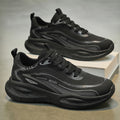 Men's sneakers: 2026 spring collection - leather, waterproof, ultra-lightweight, shock-absorbing, soft sole, casual running shoes, trendy footwear