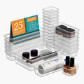 transparent drawer compartment storage box can be freely combined and stacked kitchen storage cosmetics storage miscellaneous box