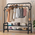 [upgraded model] double layer double pole 130 black + pulley