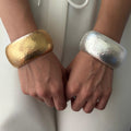 Spring bracelet wholesale fashion cross-border jewelry fashion round open bracelet alloy wide version ancient gold bracelet for women