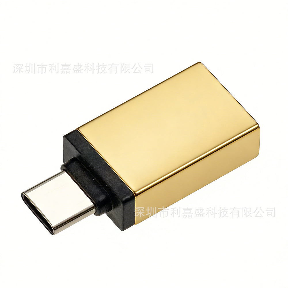 Type-c mobile phone adapter otg converter, compatible with apple 15, usb flash drive reader, usb 3.0, fast charging 120w