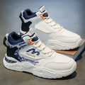 Men's fashion sneakers 2025 new winter high-top running shoes, trendy brand for teens, versatile height-increasing dad shoes