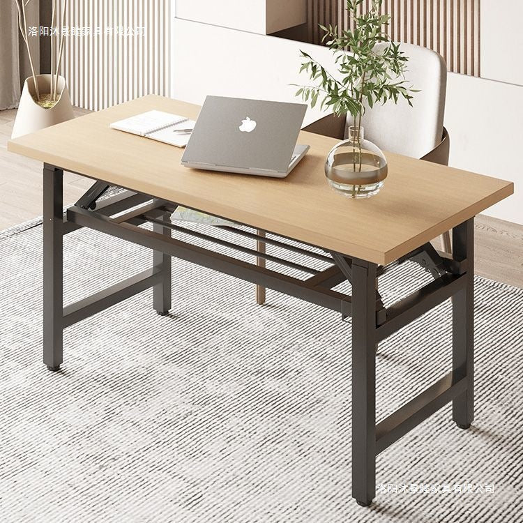Foldable computer desk desktop desk casual modern home office table bedroom simple study table writing desk