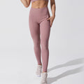 High-waisted, peach-lift, slimming, barely-there feel, skin-friendly workout leggings for women. designed to cinch the waist, lift the hips, and perfect for running and yoga