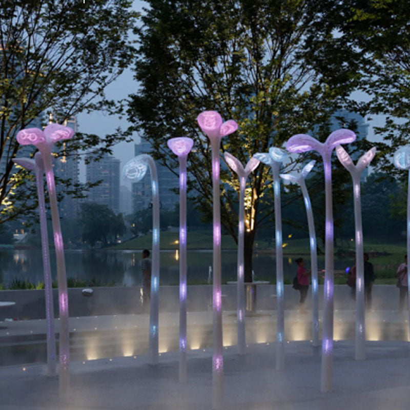 Luminous bean sprouts modeling light Stainless steel all things growth light Outdoor beauty landscape lighting lawn light