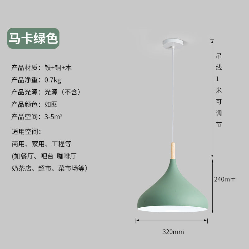 LED fresh light vegetable market fruit stall lampshade supermarket catering chandelier commercial dining chandelier color lighting chandelier