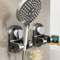 Suction cup shower head holder - no drilling, universal, movable, bathroom, home, kids, fixed, shower head base
