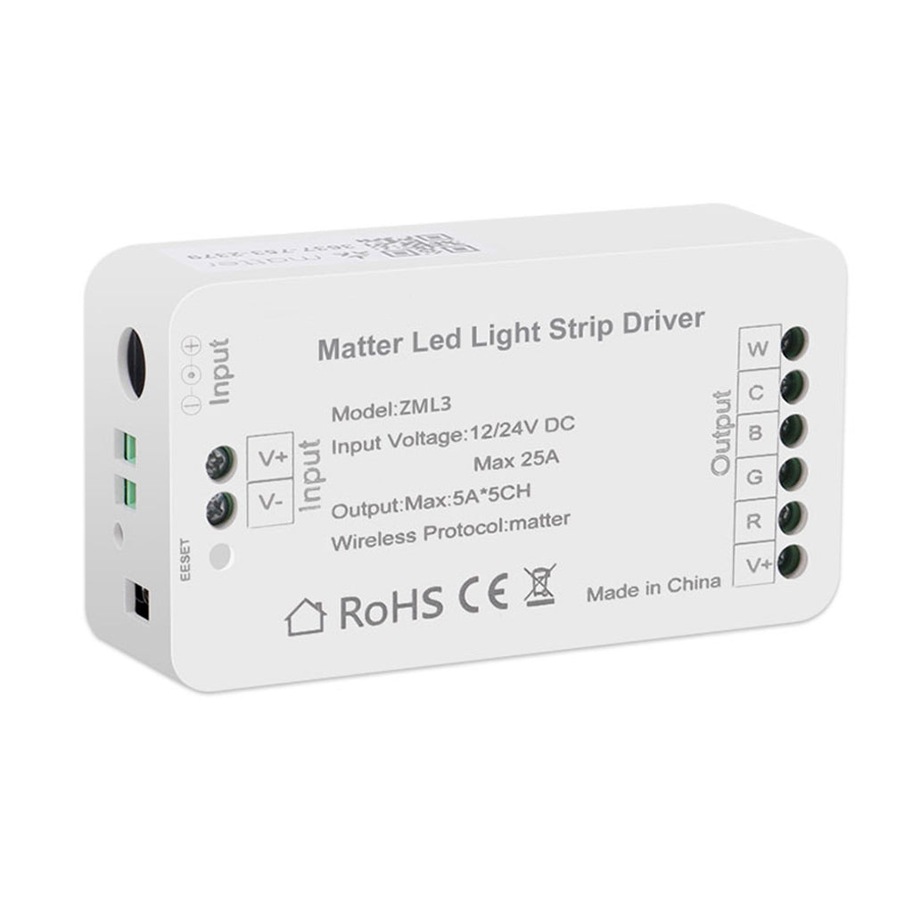 Wholesale matter24V intelligent controller RGBCWCCT dual color temperature homekit dimming color dimming intelligent lighting