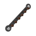 Behind-the-door suction cup hanger, bedroom suction cup hook, high-end retro wood grain strong double suction cup door organizer
