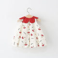 Girls' sleeveless summer dress - baby & toddler petal collar mushroom bud princess dress - stylish & chic