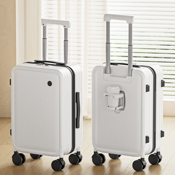 Yongsheng PC suitcase 20-inch boarding case multi-functional universal wheel suitcase gift customization UV printing trolley case