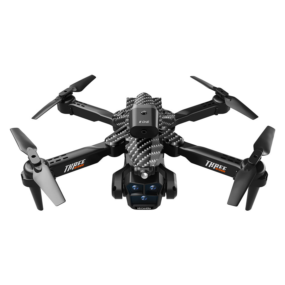 new product k10 drone: obstacle avoidance, triple camera, hd aerial photography, foldable quadcopter, remote control aircraft toy