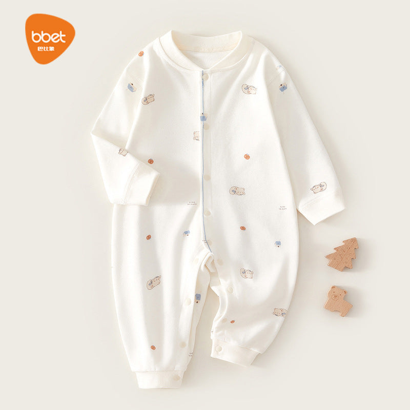 Babylon one-piece newborn pure cotton long sleeves pajamas spring & fall clothes newborn baby autumn haha rompers baby clothes