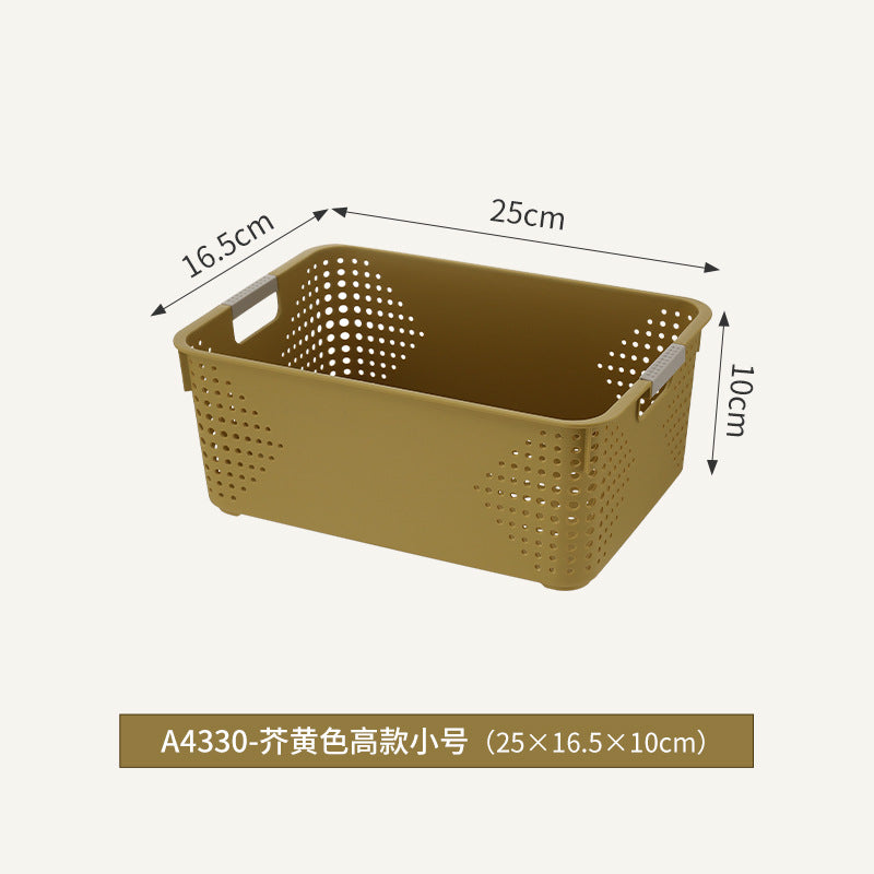 Wholesale desktop storage basket sundries storage box storage basket rectangular snack toy storage basket finishing box