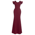 European and american women's clothing    new long dress - figure-flattering, bodycon, african style dress with v-neck and multiple color options