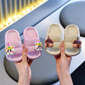 Kids' cartoon bath slippers - non-slip, indoor, summer, soft sole, cute slides for boys and girls