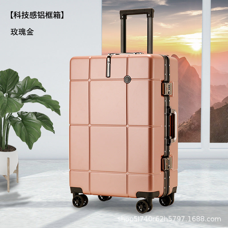 Luggage female ins small light suitcase universal wheel 24 male and female multi-capacity student password case trolley case