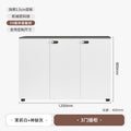 [jasmine white] 3-door low cabinet (delivery included)