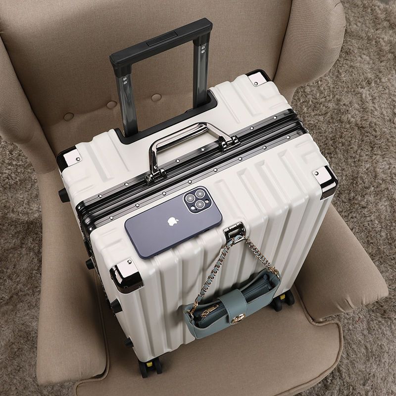 Hongfu Kangaroo aluminum frame trolley case universal wheel suitcase female 24-inch scratch-proof password box boarding case leather case male