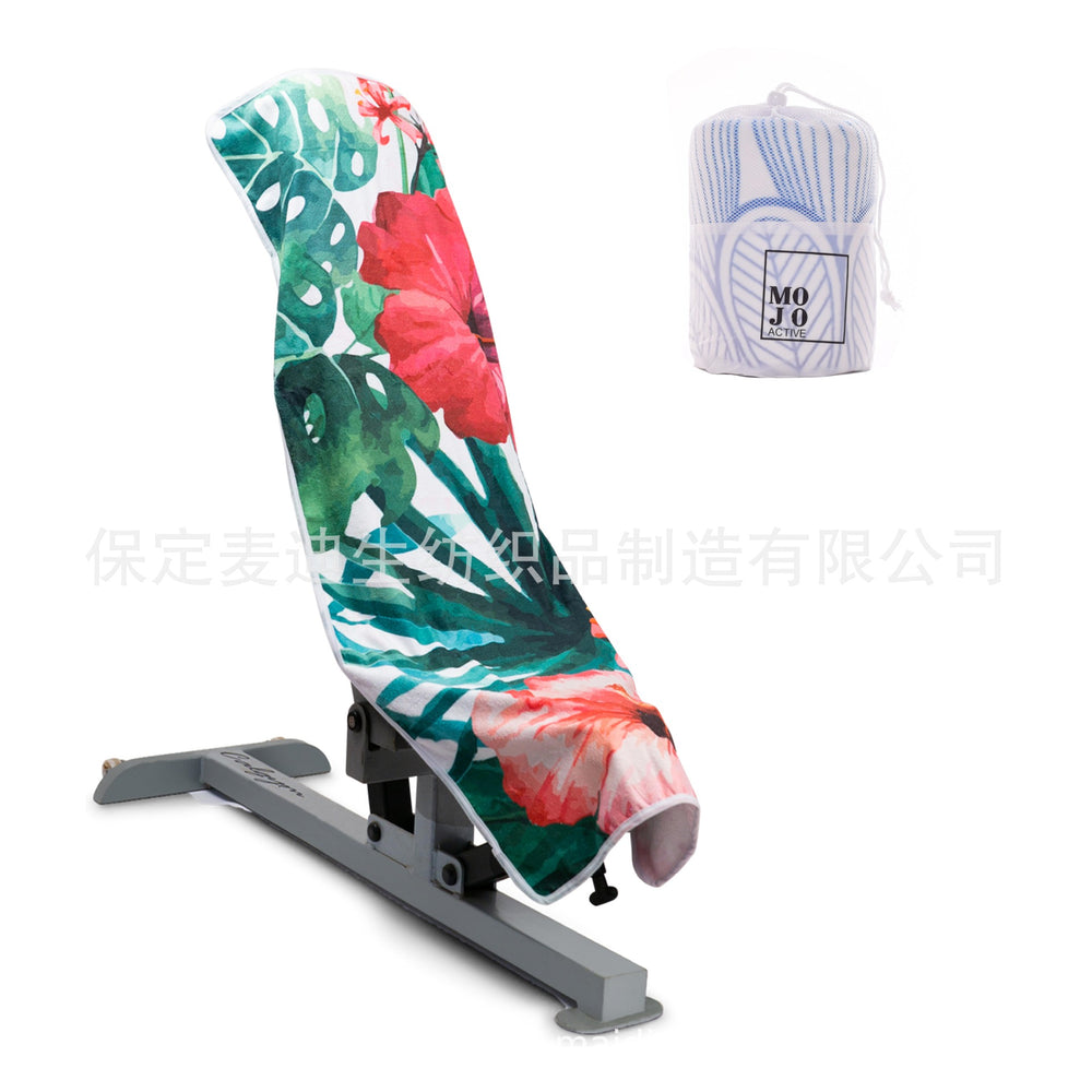 Sports towel, quick sweat-absorbing gym mat, outdoor running, enlarged quick-drying towel with strong magnetic sweat towel wholesale
