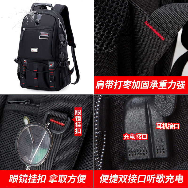 Cross-border new travel duffel bag Europe and America large-capacity outdoor backpack laptop backpack multi-function bag