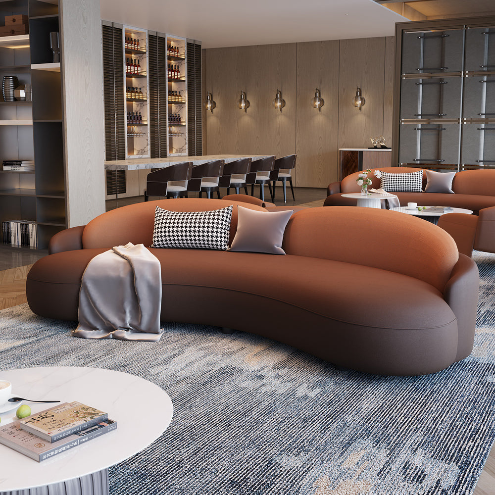 Office negotiation hotel lobby vip club curved sofa modern casual 4s store commercial rest area reception