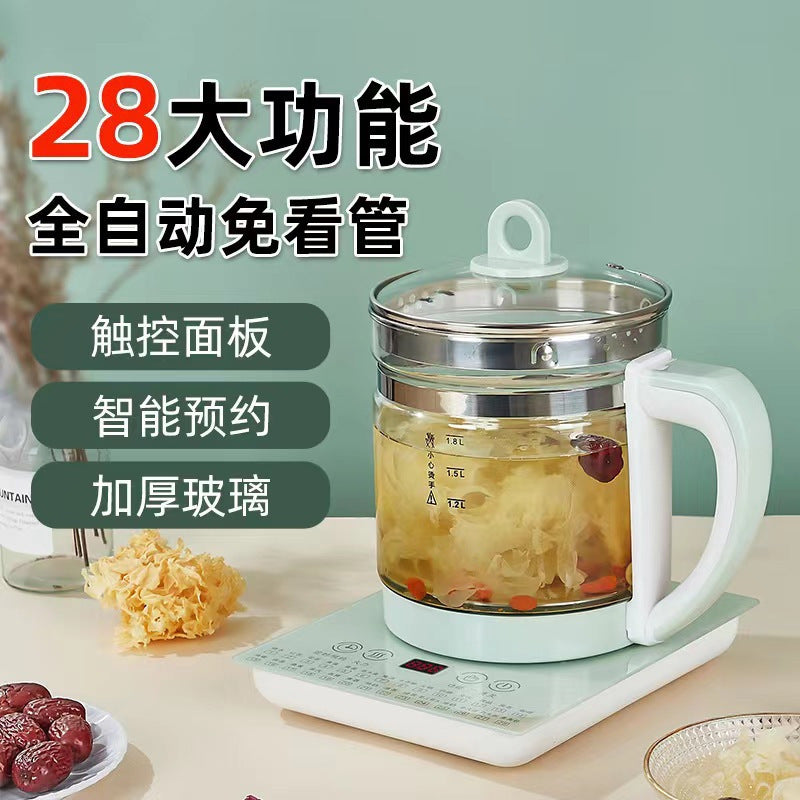 touch screen health pot intelligent multi-function electric cooking pot decoction pot glass electric teapot wholesale electric heating
