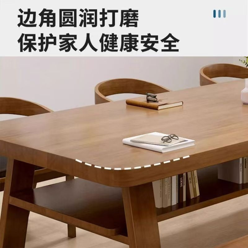 Nordic solid wood desk living room double study table modern minimalist computer desk home calligraphy desk office desk european and american style