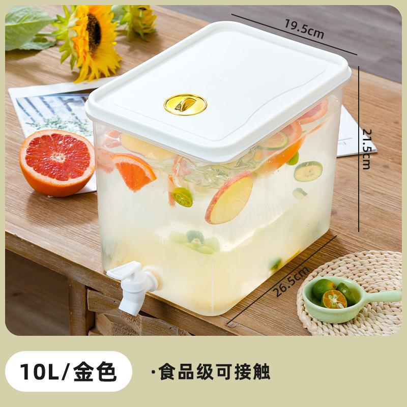 exclusive refrigerator cold water kettle with faucet 3l capacity lemon fruit teapot beverage juice teapot cold water kettle