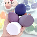 Colorful fenling 100 points beauty egg bevel cut cotton pad sponge powder puff liquid foundation special egg air cushion oem