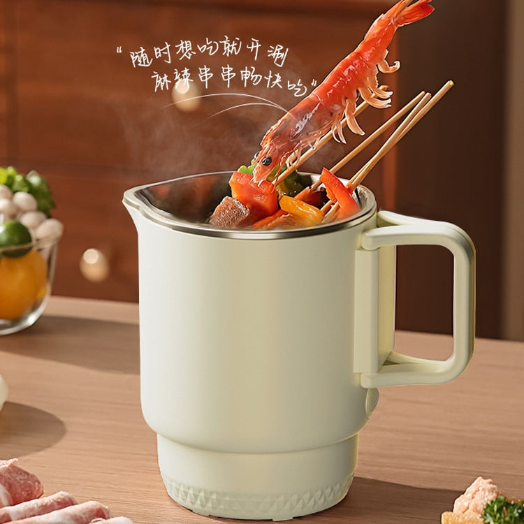 Foldable electric kettle - portable stainless steel travel kettle for outdoor use, dorms, and cross-border e-commerce. new mini size
