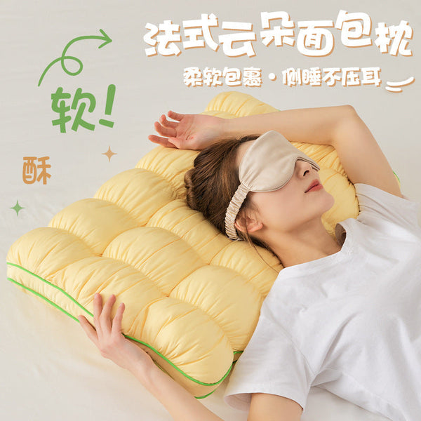 New French Bread Pillow Core Adult Neck Pillow Pillow Core B & B Hotel Cloud Soft Reshaping Sleep Pillow Wholesale